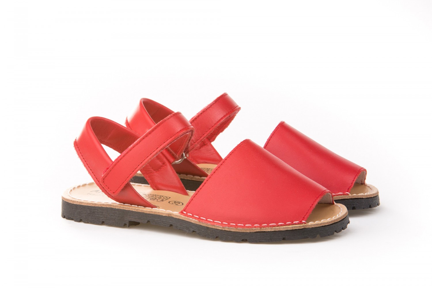 MENORQUINA VELCRO ANGELITOS ROJO