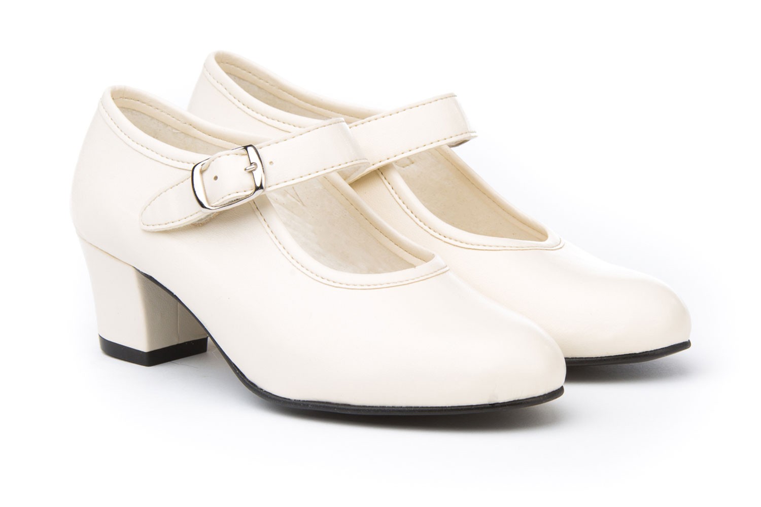 ZAPATO FLAMENCA BEIGE ANGELITOS