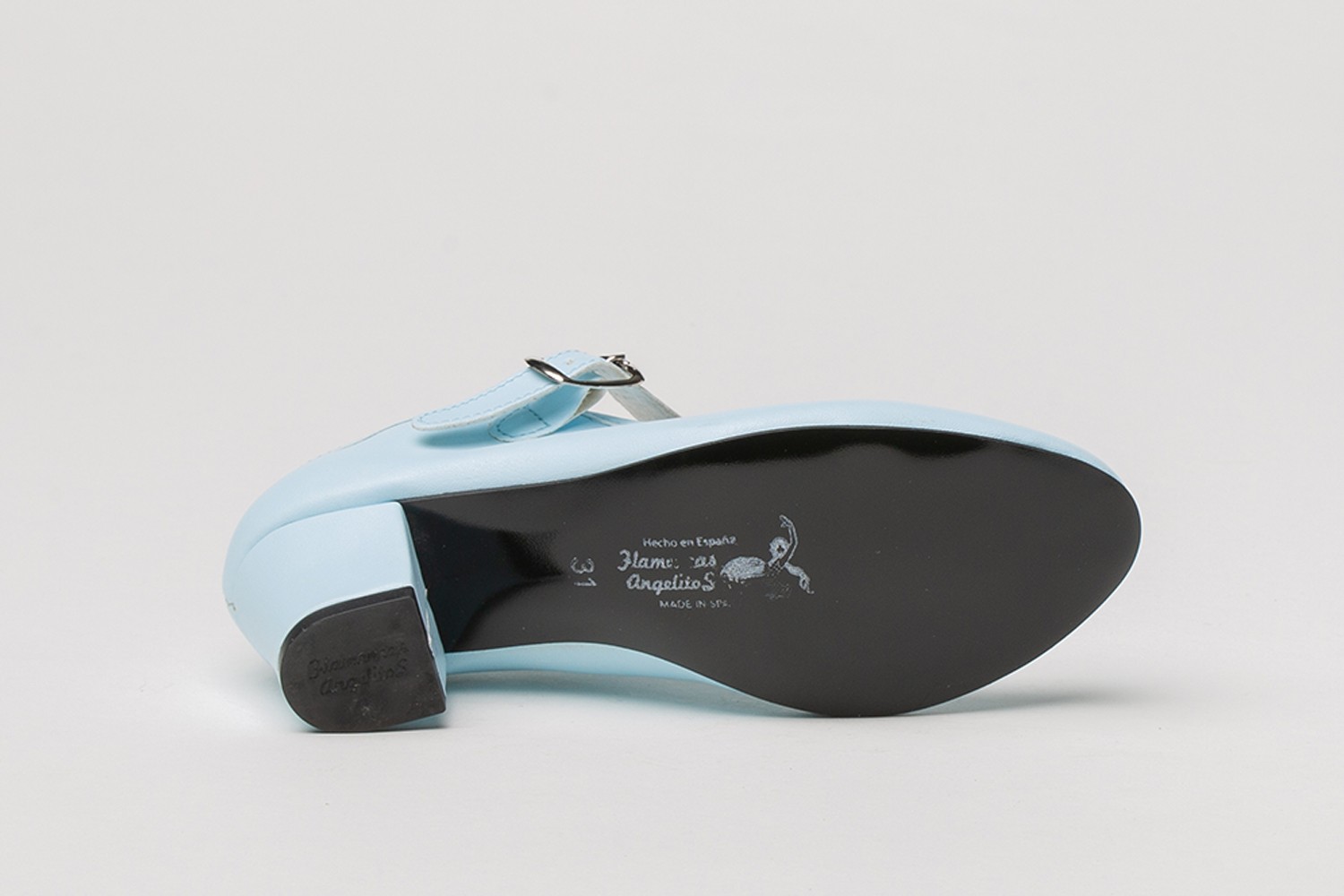 ZAPATO FLAMENCA CELESTE ANGELITOS