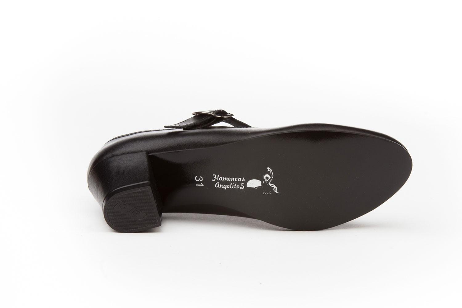 ZAPATO FLAMENCA NEGRO ANGELITOS
