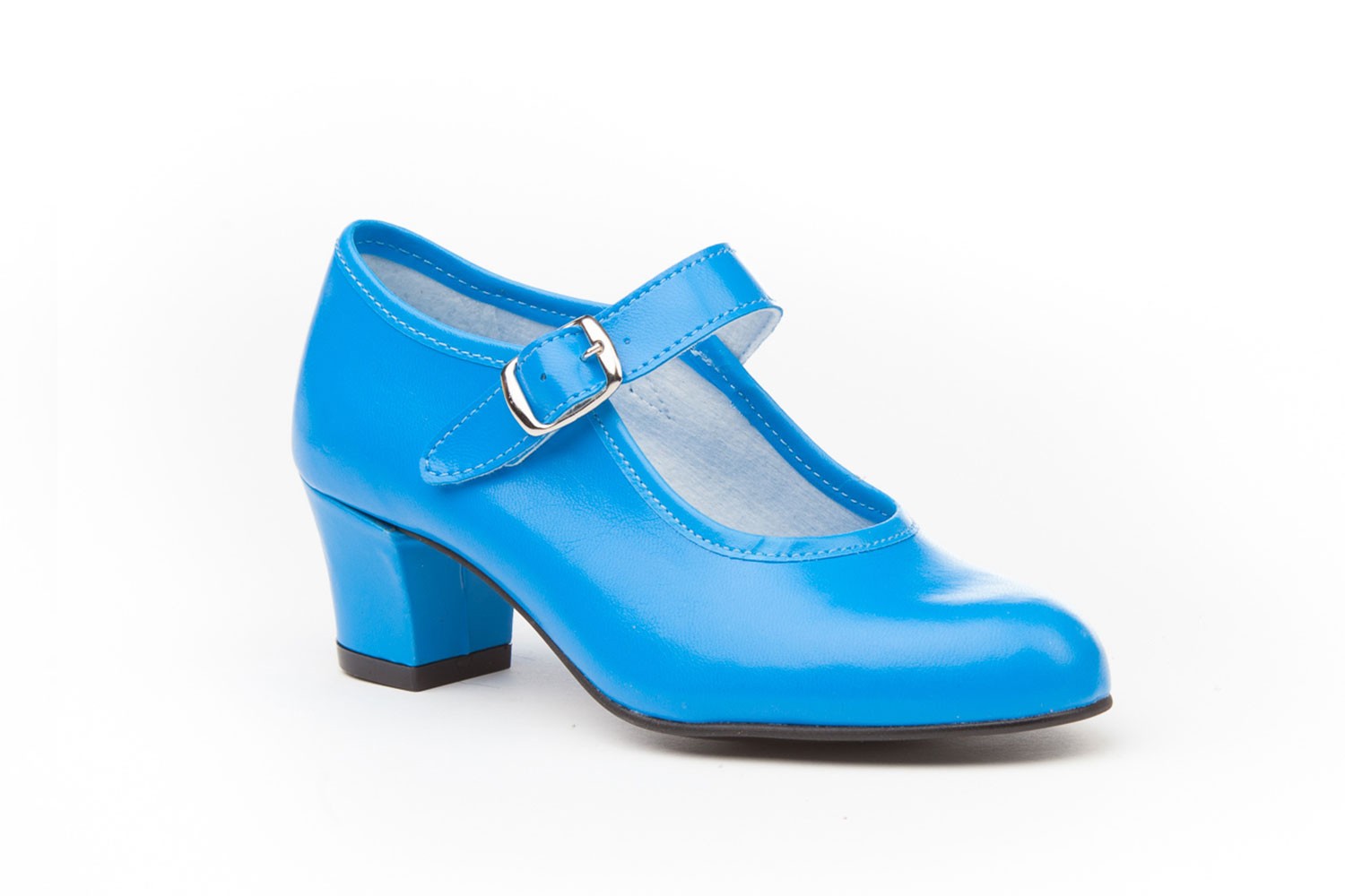 ZAPATO FLAMENCA TURQUESA ANGELITOS