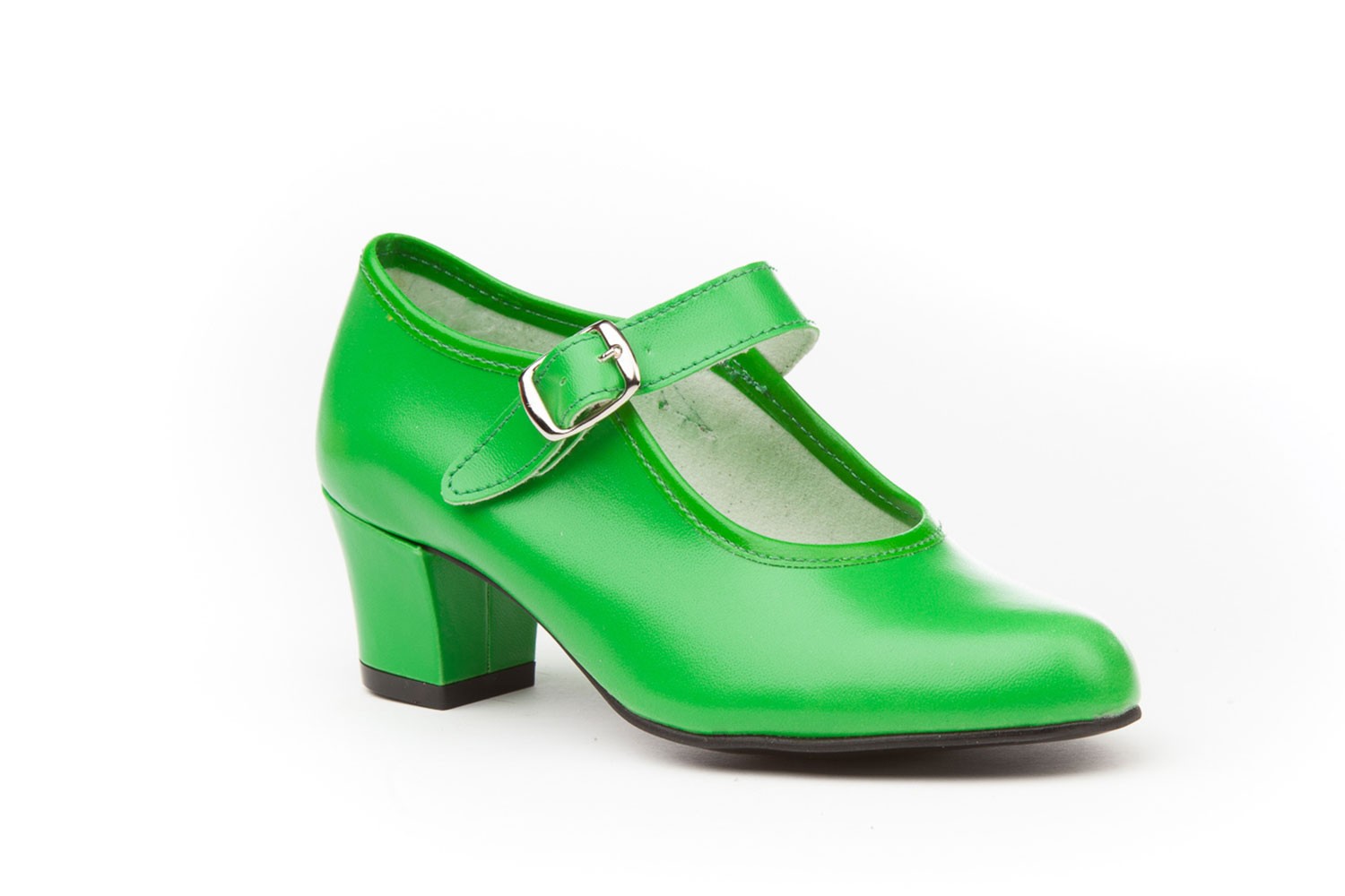 ZAPATO FLAMENCA VERDE ANGELITOS