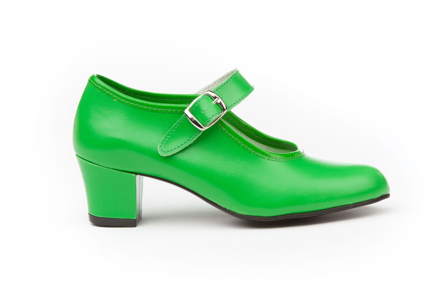 ZAPATO FLAMENCA VERDE ANGELITOS