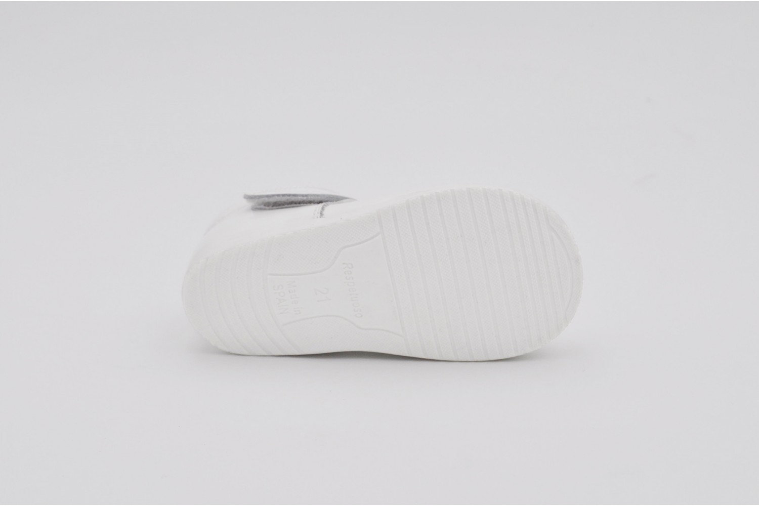 MERCEDITA BLANCO CHAROL CALZADO RESPETUOSO VELCRO ANGELITOS SUELA DROP 0
