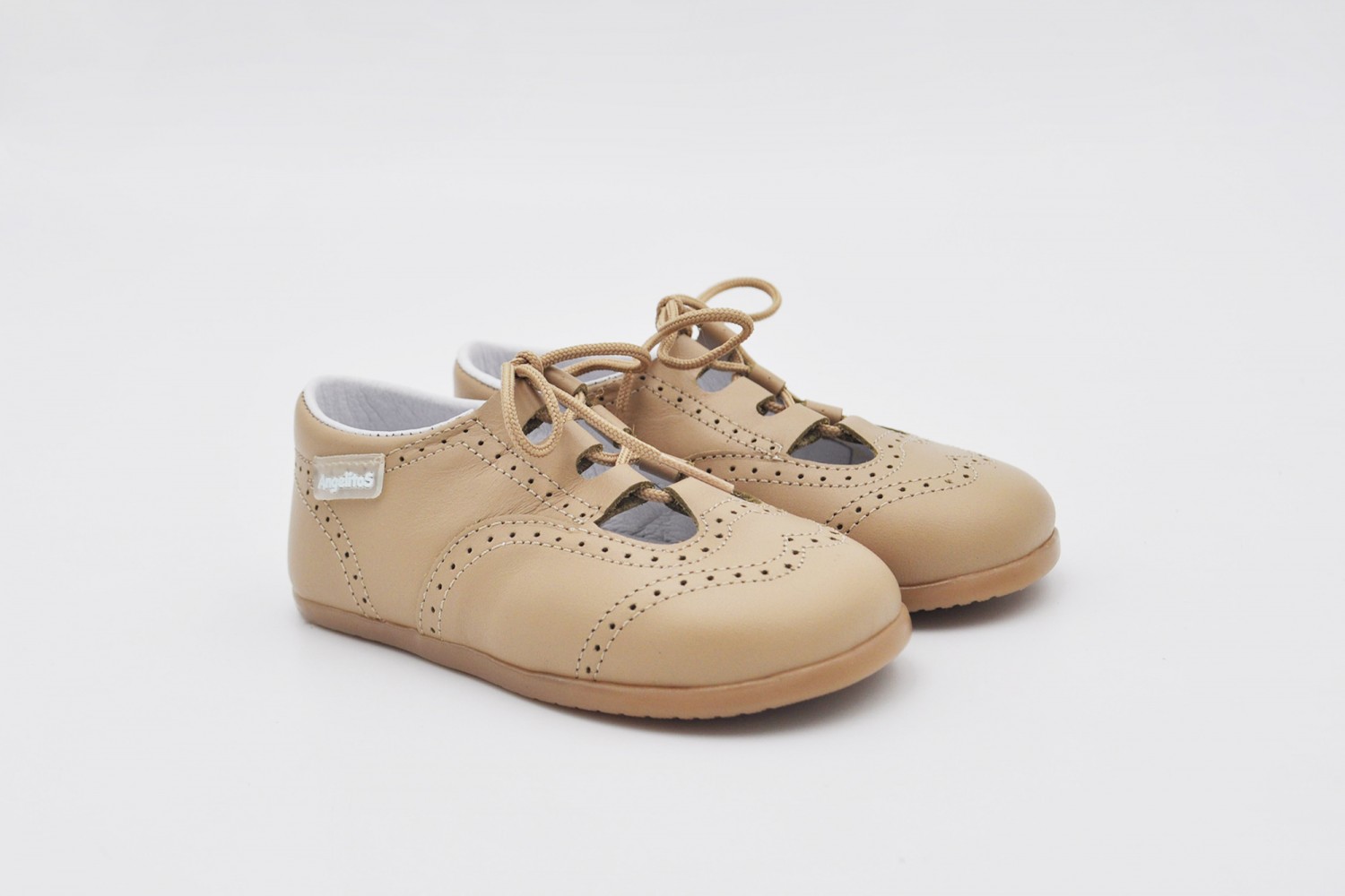 INGLESITAS CAMEL NAPA CALZADO RESPETUOSO ANGELITOS SUELA DROP 0