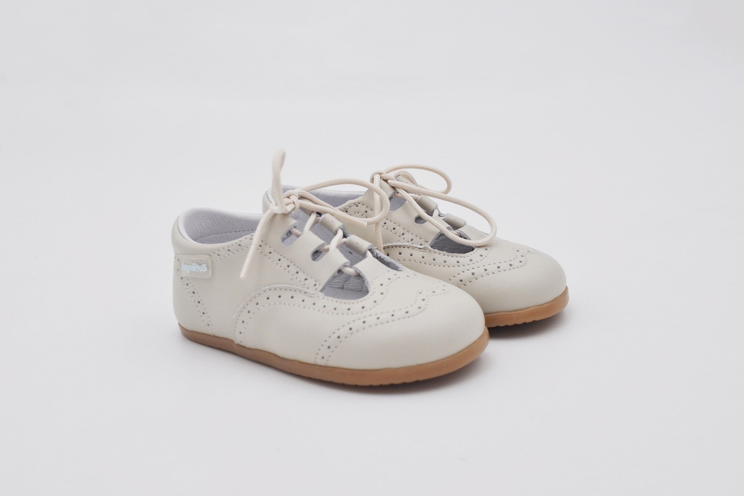 INGLESITAS BEIGE NAPA CALZADO RESPETUOSO ANGELITOS SUELA DROP 0