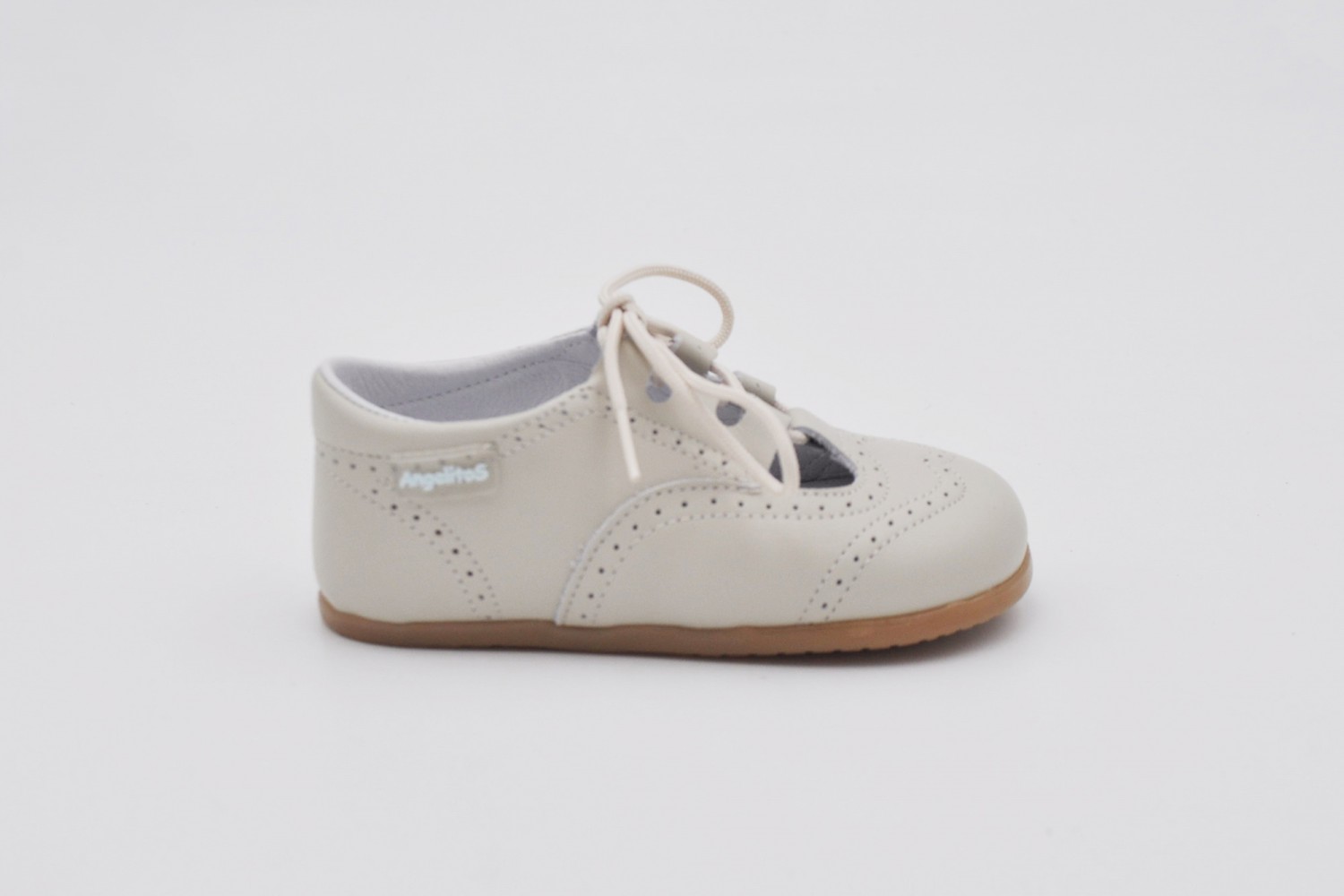 INGLESITAS BEIGE NAPA CALZADO RESPETUOSO ANGELITOS SUELA DROP 0