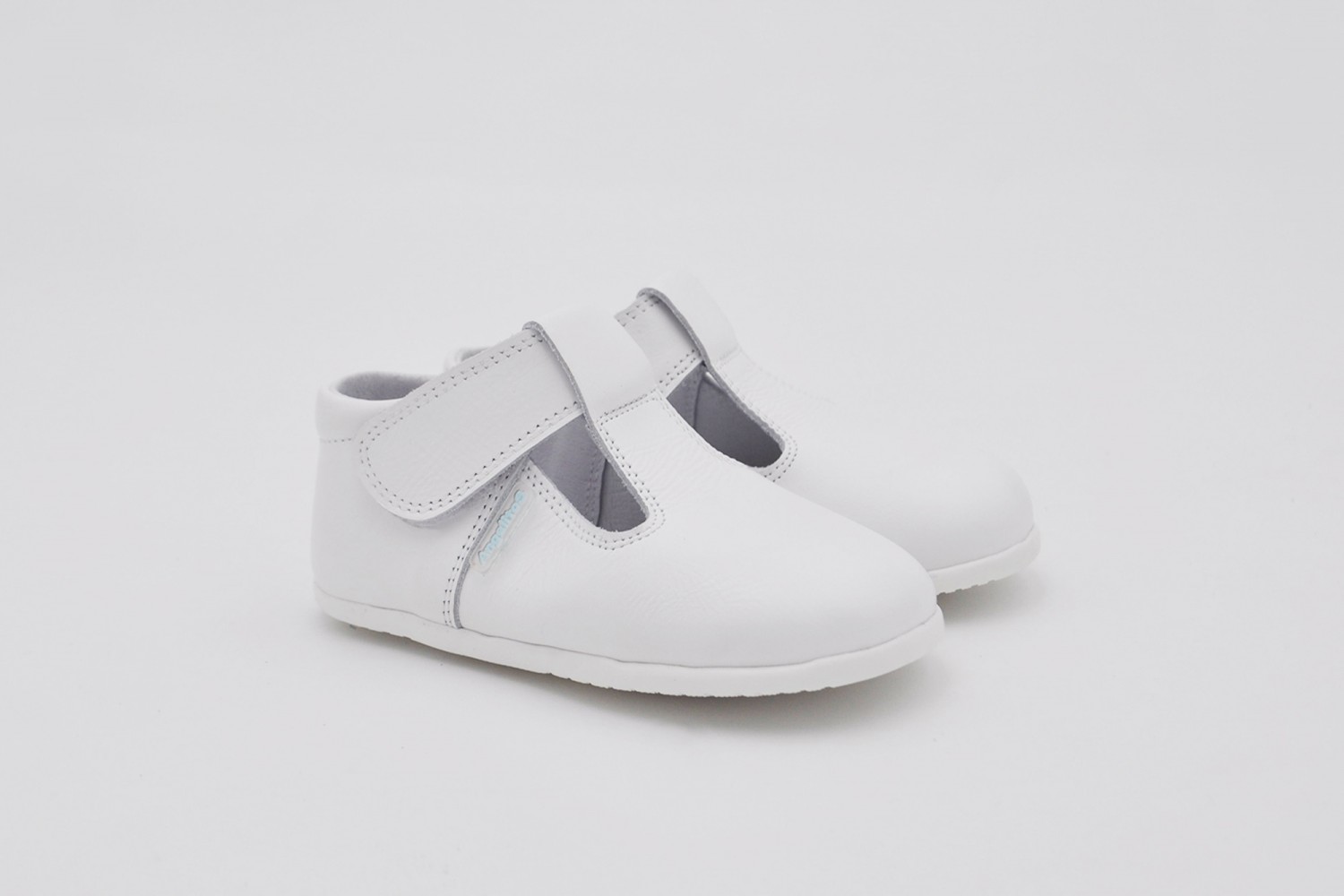 PEPITO BLANCO NAPA CALZADO RESPETUOSO VELCRO ANGELITOS SUELA DROP 0