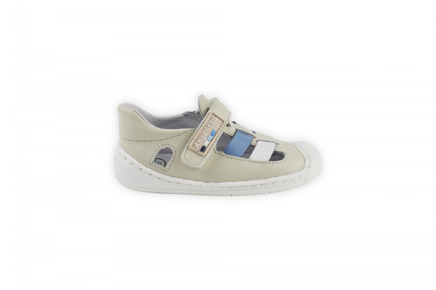 SANDALIA BEIGE TOMMY CALZADO RESPETUOSO ANGELITOS SUELA COSIDA DROP 0