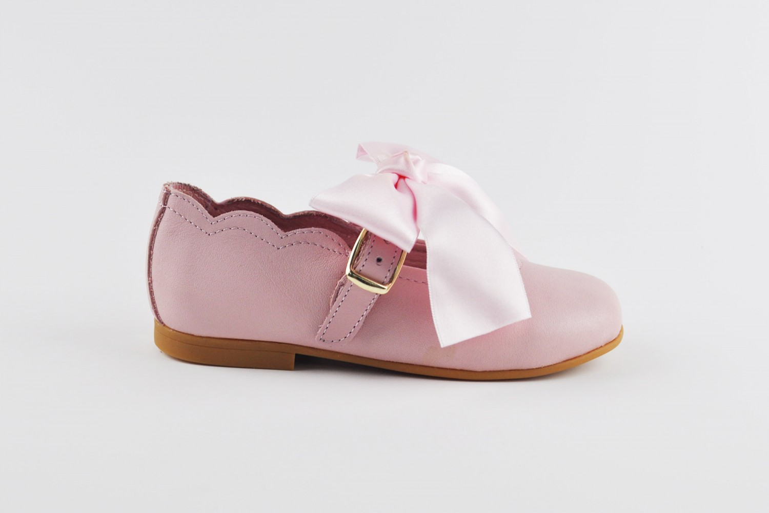 ANGELITOS MERCEDITA DE NIÑA CON HEBILLA Y LAZO ROSA