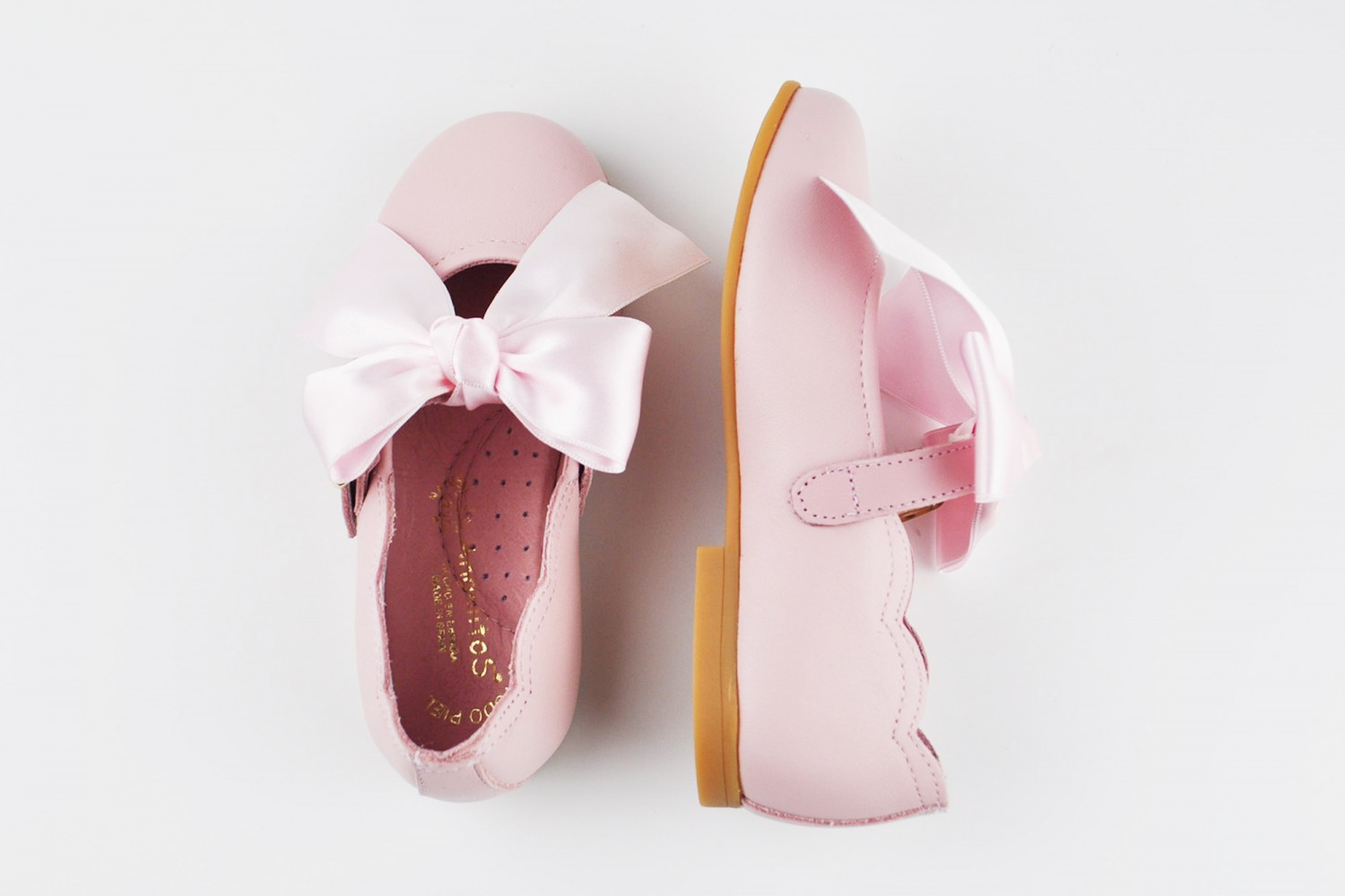 ANGELITOS MERCEDITA DE NIÑA CON HEBILLA Y LAZO ROSA