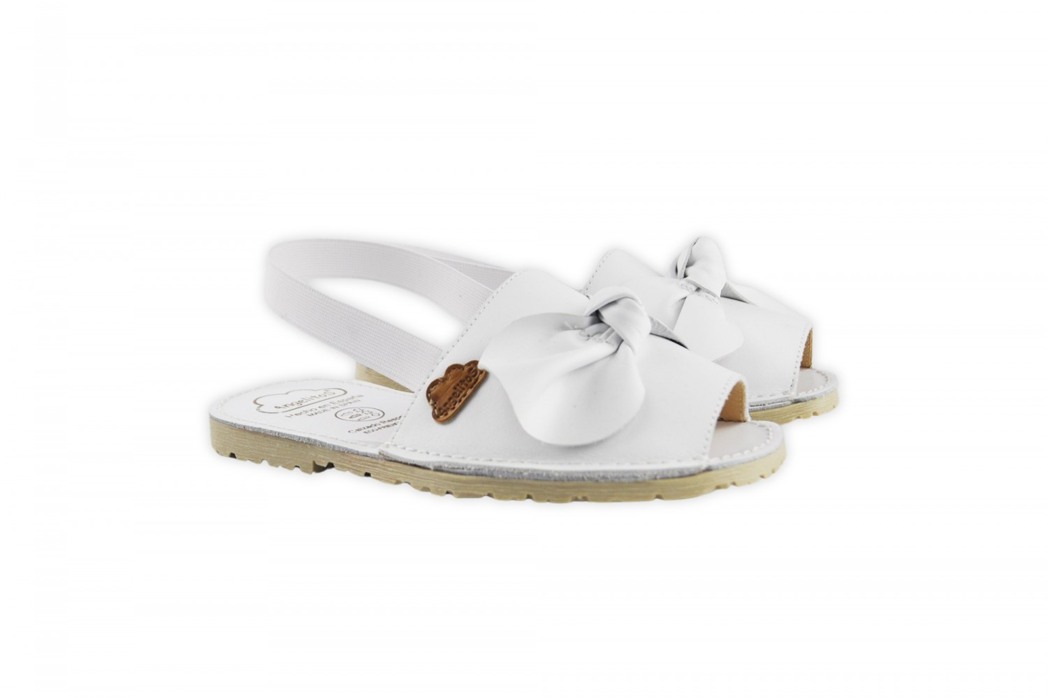 MENORQUINA BLANCO ELÁSTICO LAZO COLECCIÓN FLEXIBLE ANGELITOS