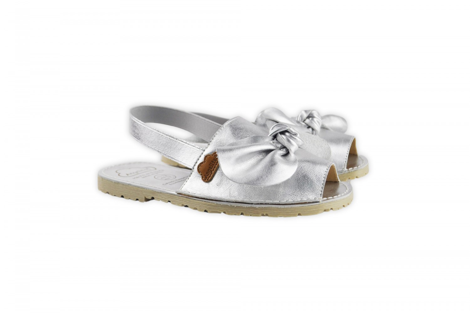 MENORQUINA PLATA ELÁSTICO LAZO COLECCIÓN FLEXIBLE ANGELITOS