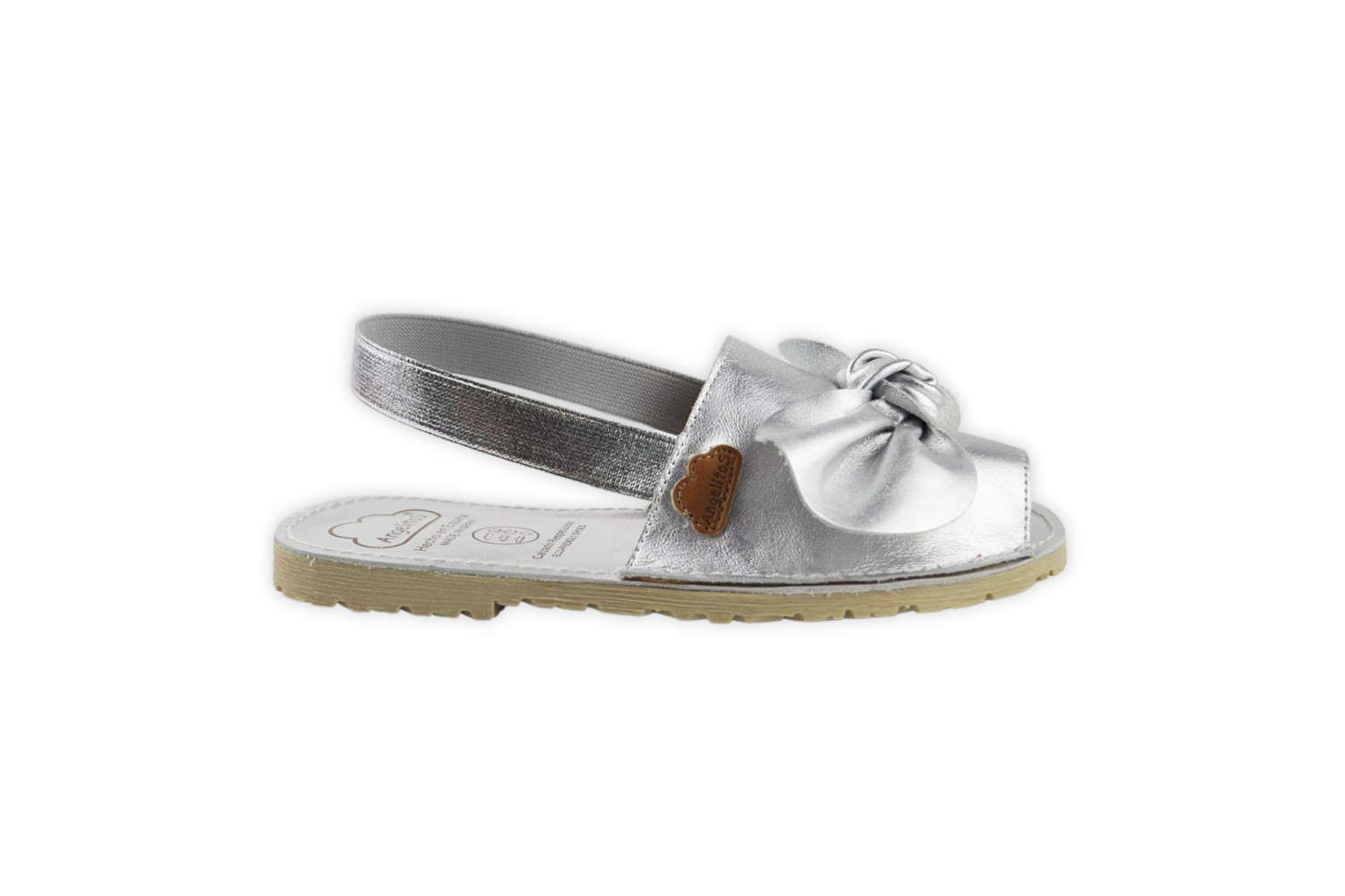 MENORQUINA PLATA ELÁSTICO LAZO COLECCIÓN FLEXIBLE ANGELITOS