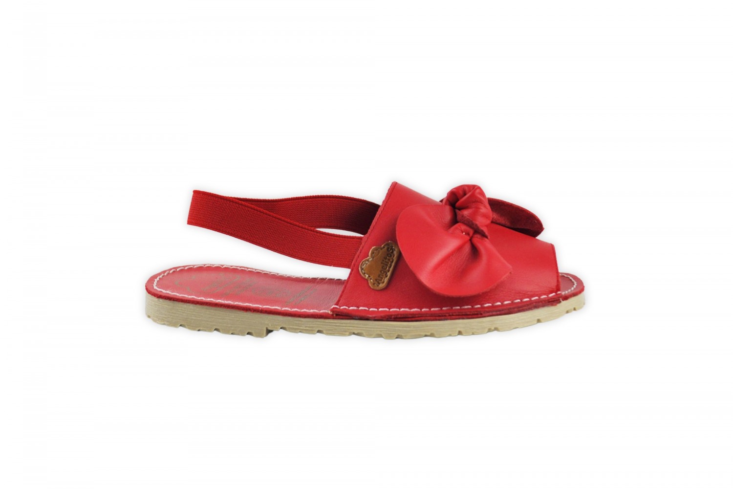 MENORQUINA ROJO ELÁSTICO LAZO COLECCIÓN FLEXIBLE ANGELITOS