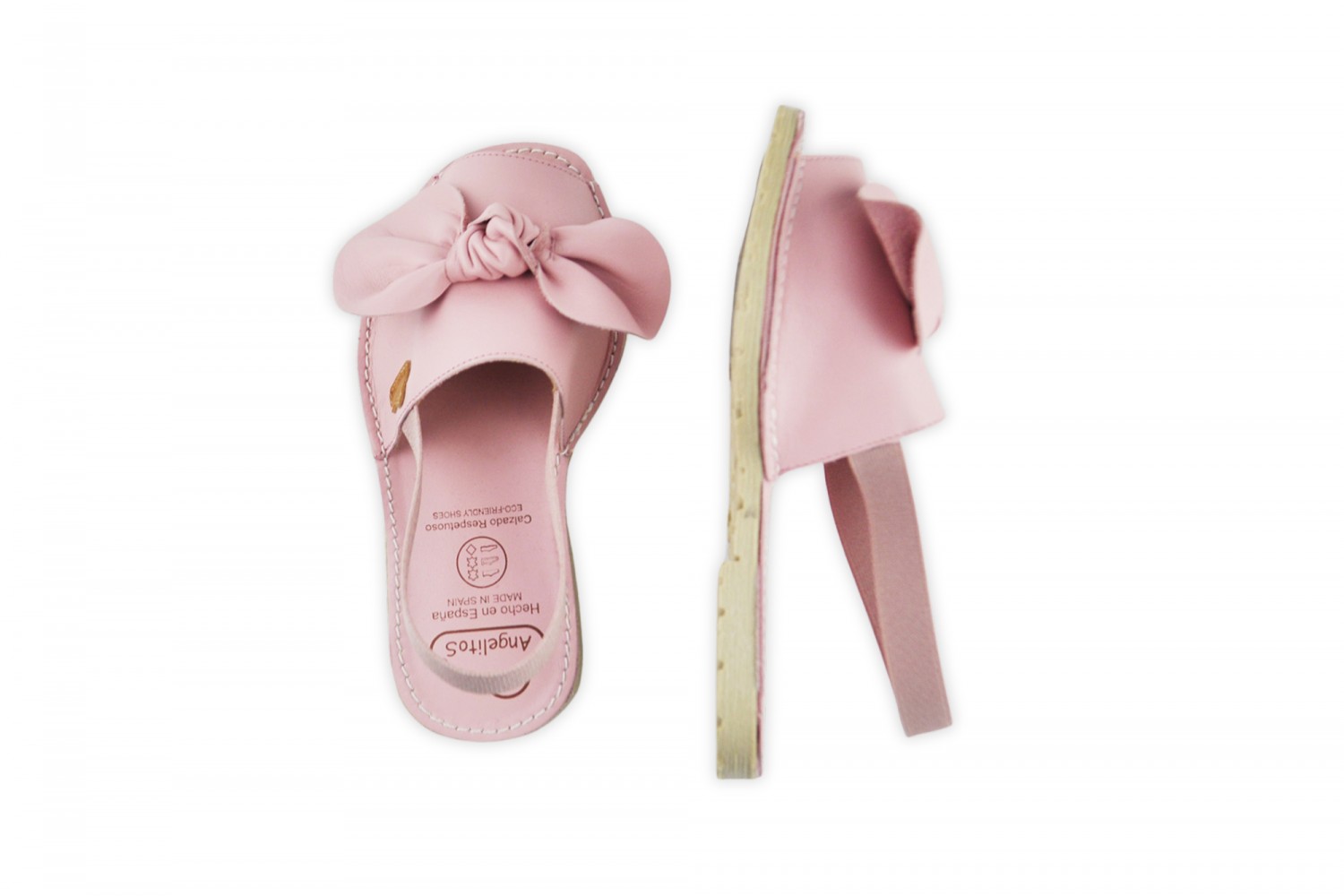 MENORQUINA ROSA ELÁSTICO LAZO COLECCIÓN FLEXIBLE ANGELITOS