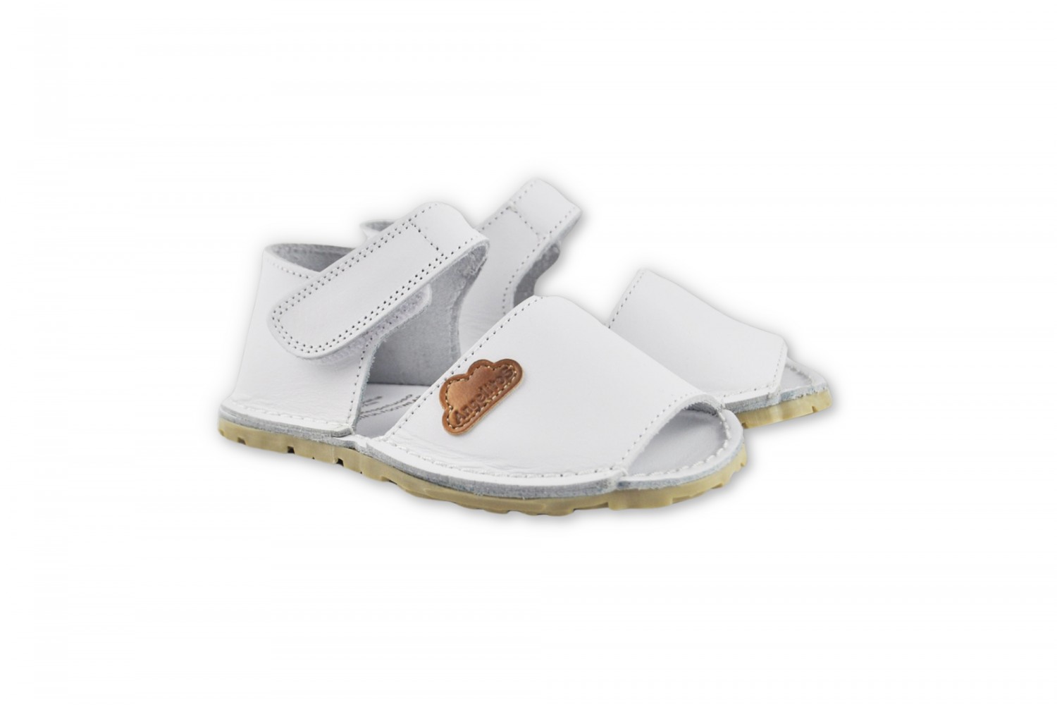 MENORQUINA BLANCO TALÓN CERRADO VELCRO CALZADO RESPETUOSO ANGELITOS