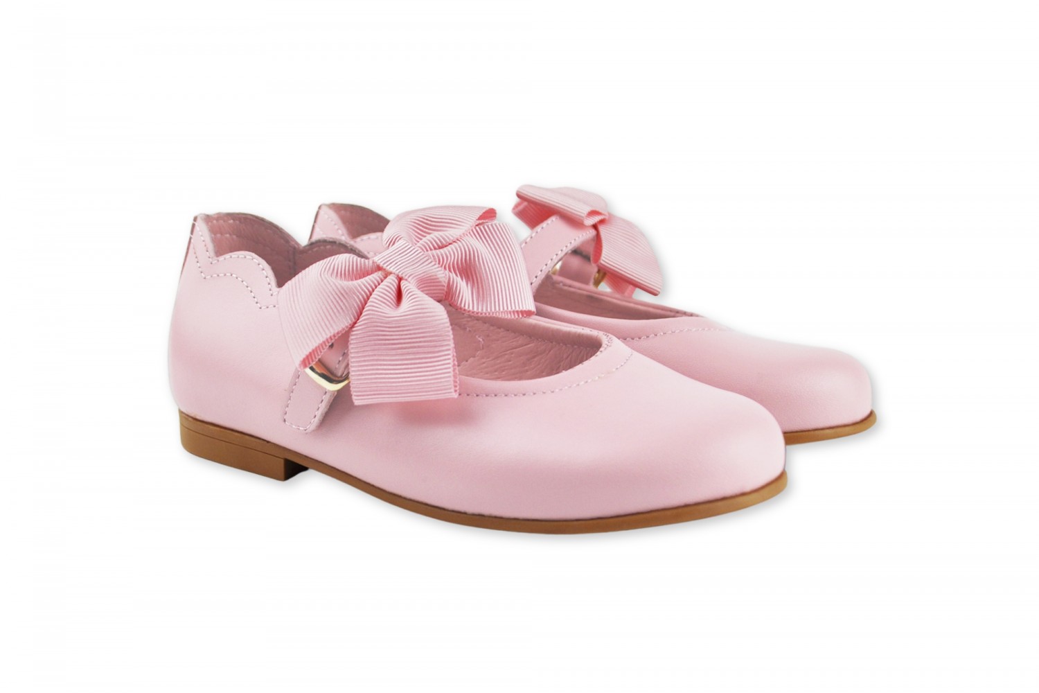 ANGELITOS MERCEDITA DE NIÑA CON HEBILLA Y LAZO ROSA