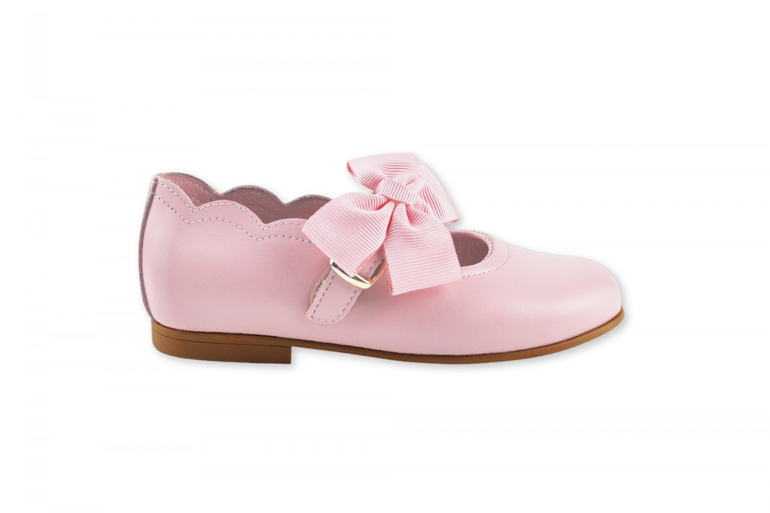 ANGELITOS MERCEDITA DE NIÑA CON HEBILLA Y LAZO ROSA