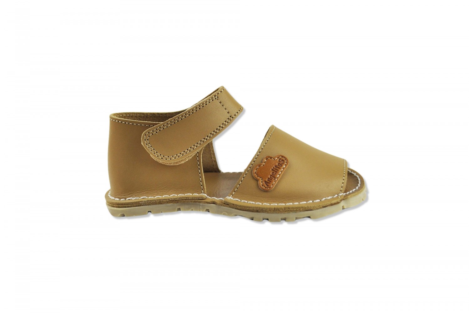 MENORQUINA CAMEL TALÓN CERRADO VELCRO CALZADO RESPETUOSO ANGELITOS