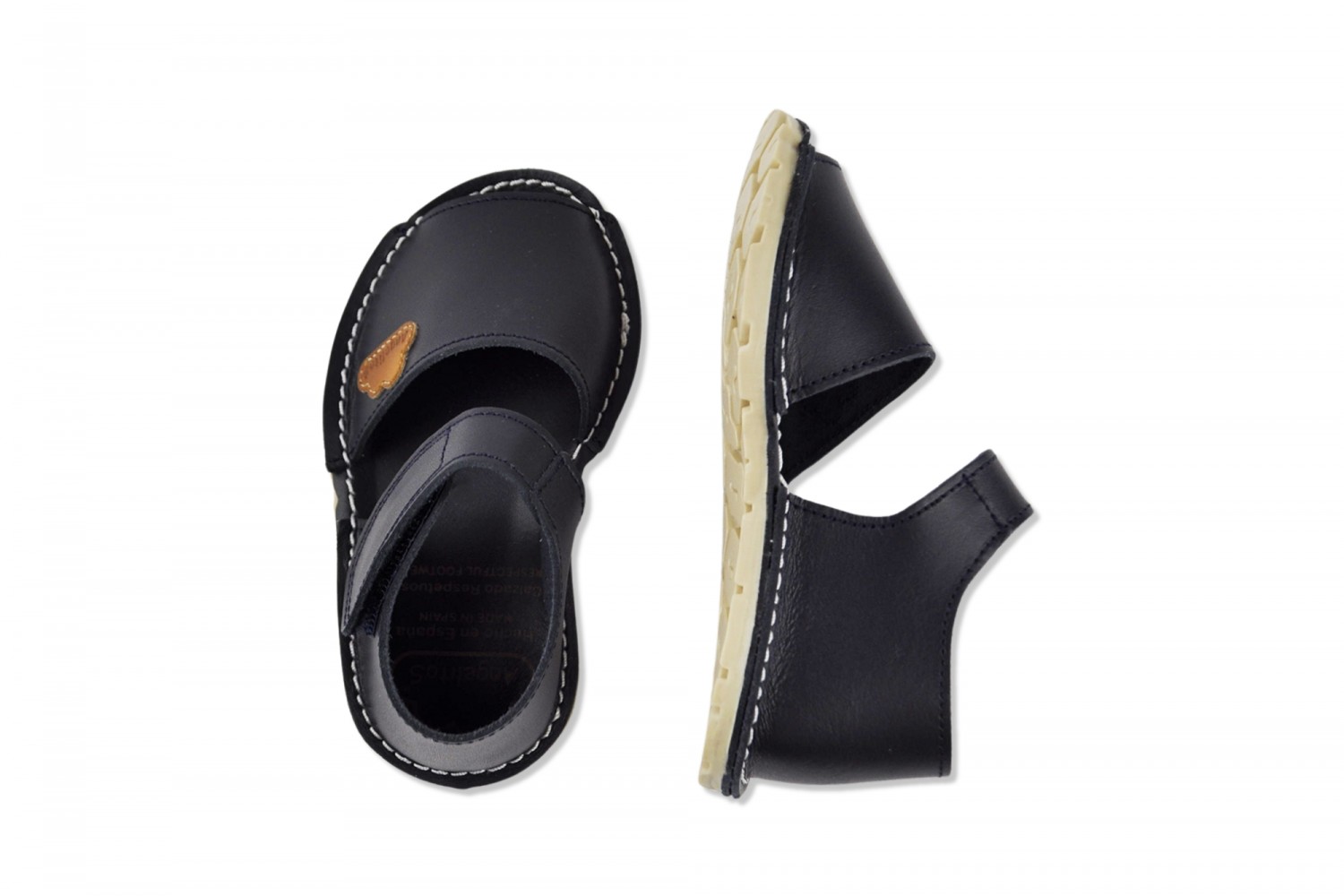MENORQUINA MARINO TALÓN CERRADO VELCRO CALZADO RESPETUOSO ANGELITOS