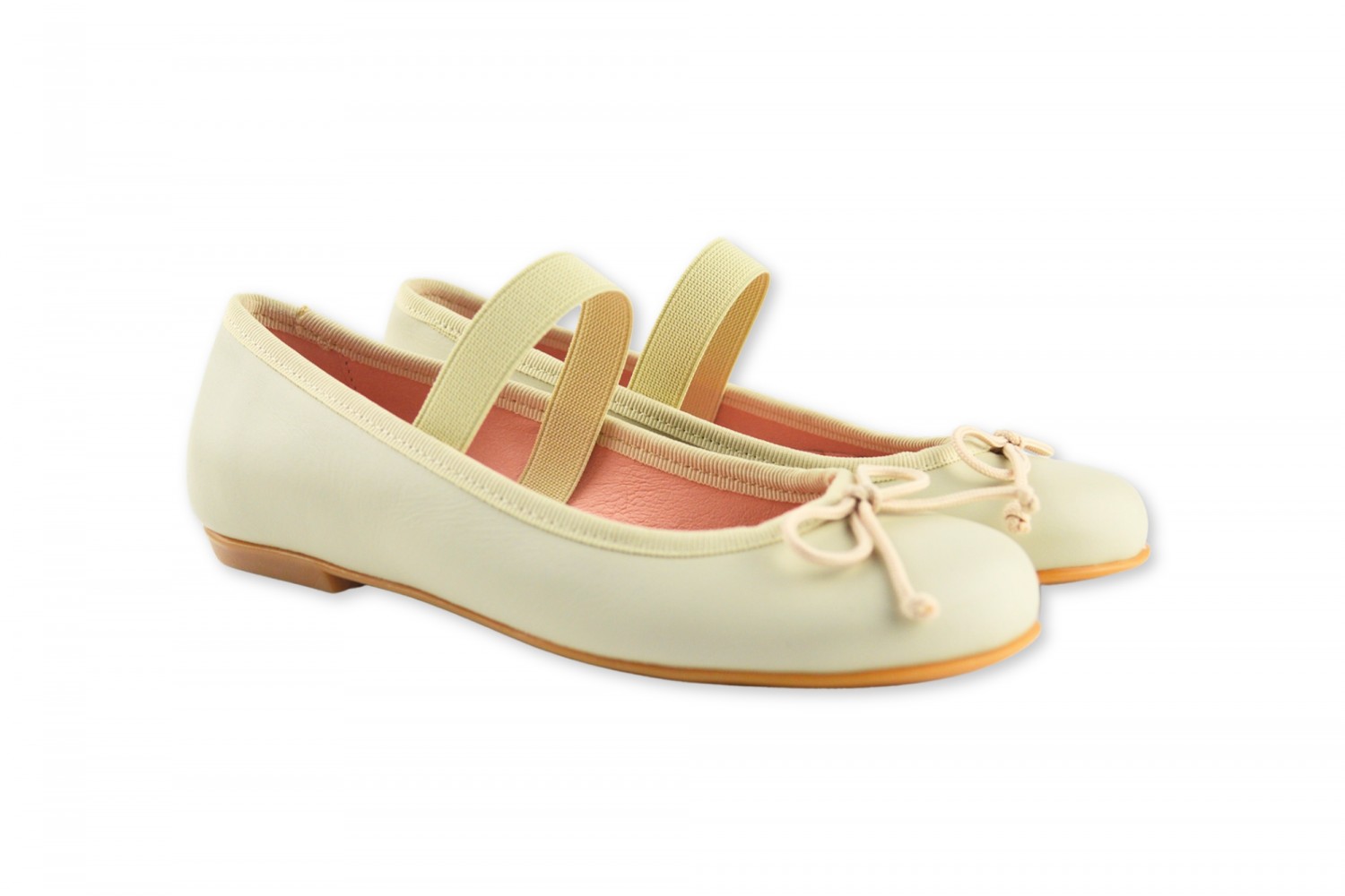 BAILARINA LAZO & ELÁSTICO ANGELITOS BEIGE