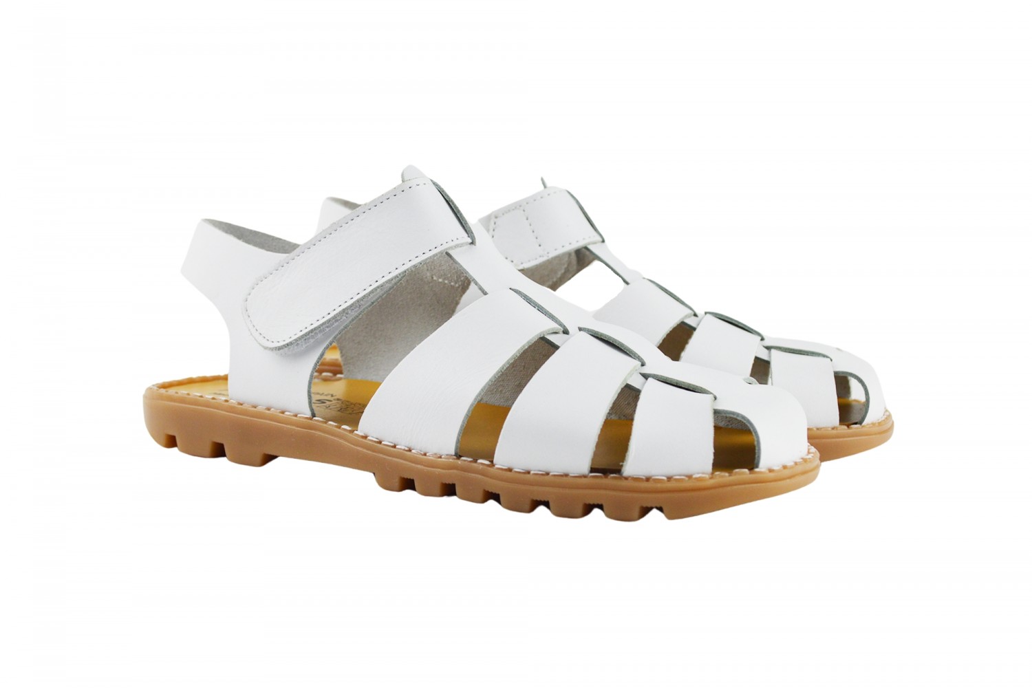 SANDALIA VELCRO NIÑO ANGELITOS BLANCO