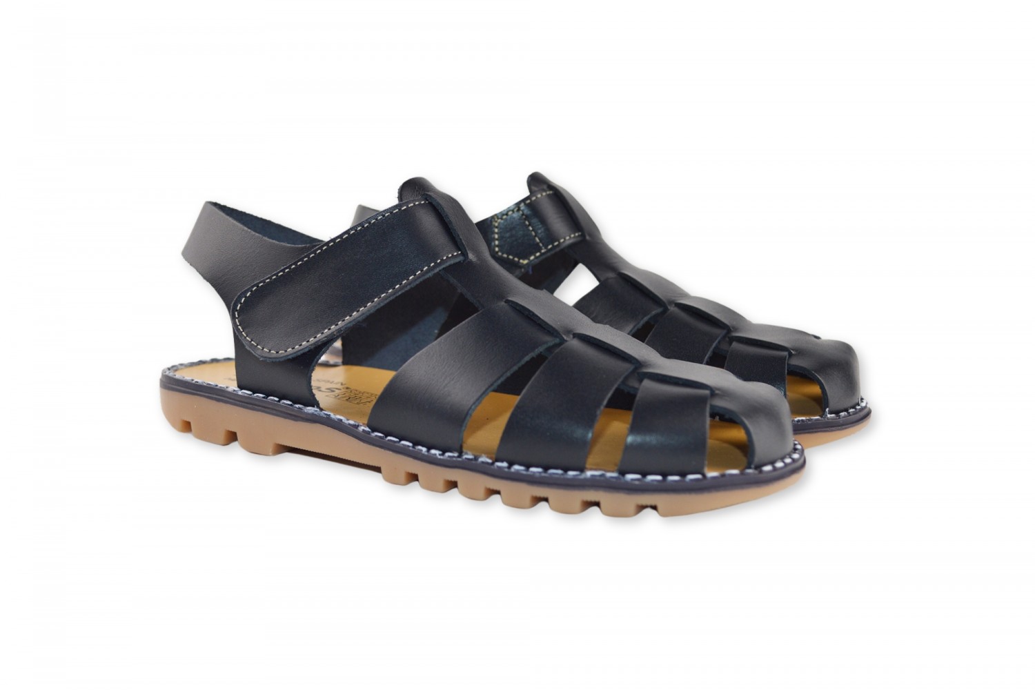 SANDALIA VELCRO NIÑO ANGELITOS MARINO
