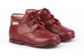 INGLESITA BURDEOS BOTA CORDONES ANGELITOS