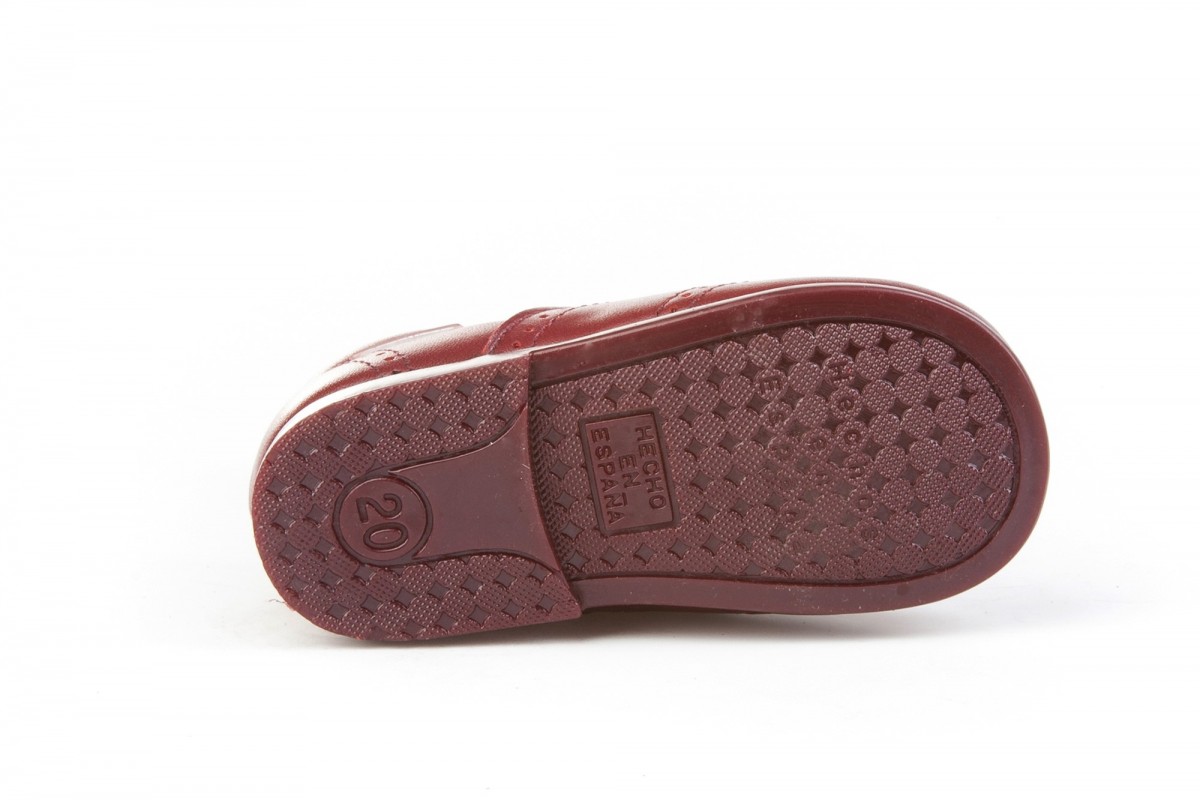INGLESITA BURDEOS BOTA CORDONES ANGELITOS