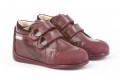 BOTITA VELCRO ANGELITOS BURDEOS
