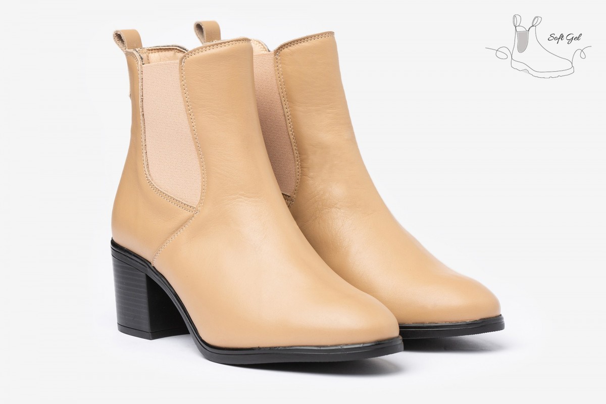 BOTIN SEÑORA ELASTICO NAPA SOFT 5.5 CM "TEX-NATURE GEL-MEMORY"