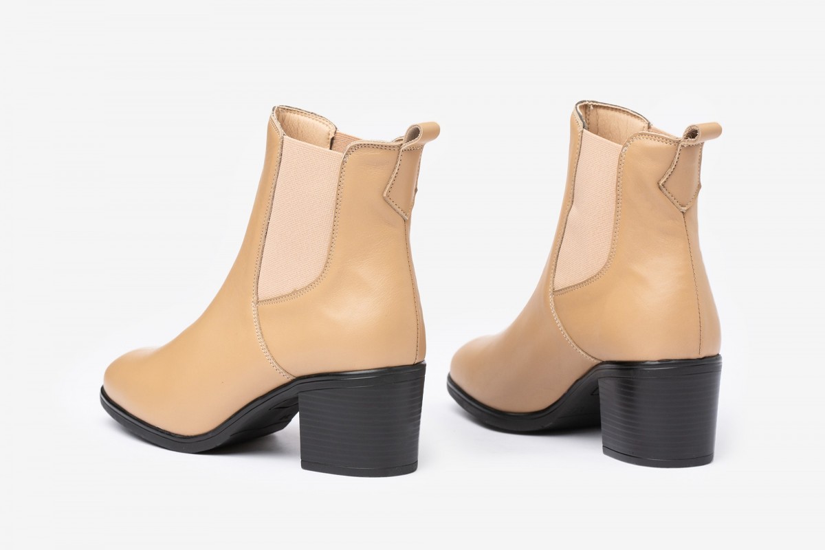 BOTIN SEÑORA ELASTICO NAPA SOFT 5.5 CM "TEX-NATURE GEL-MEMORY"
