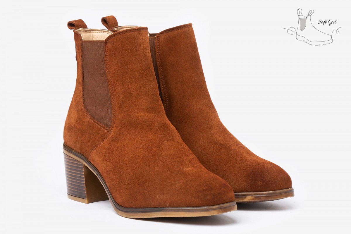 BOTIN SEÑORA ELASTICO SERRAJE 5.5 CM "TEX-NATURE GEL-MEMORY"