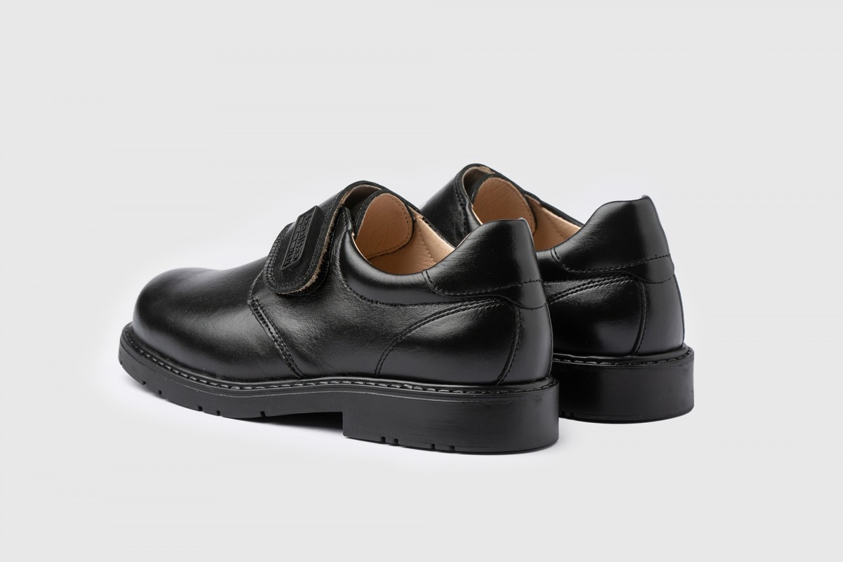 COLEGIAL NEGRO NAPA NIÑO VELCRO ANGELITOS