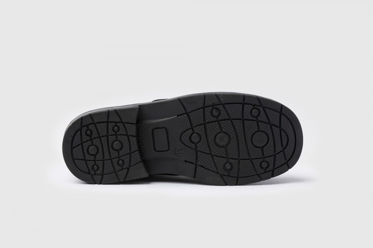 COLEGIAL NEGRO NAPA NIÑO VELCRO ANGELITOS