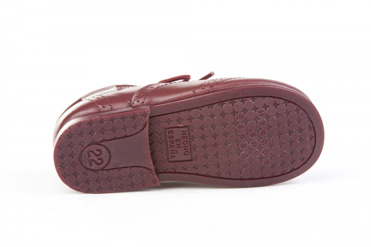 ZAPATO INGLESITO BURDEOS ANGELITOS