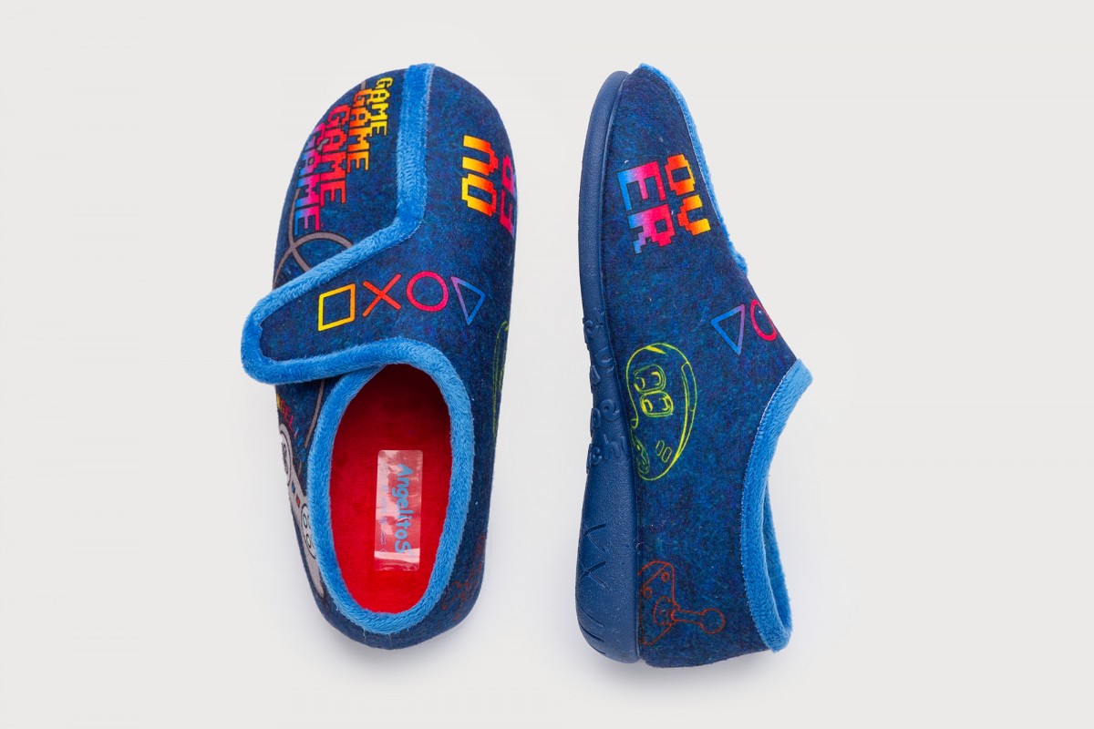 PANTUFLAS MARINO GAMER ANGELITOS
