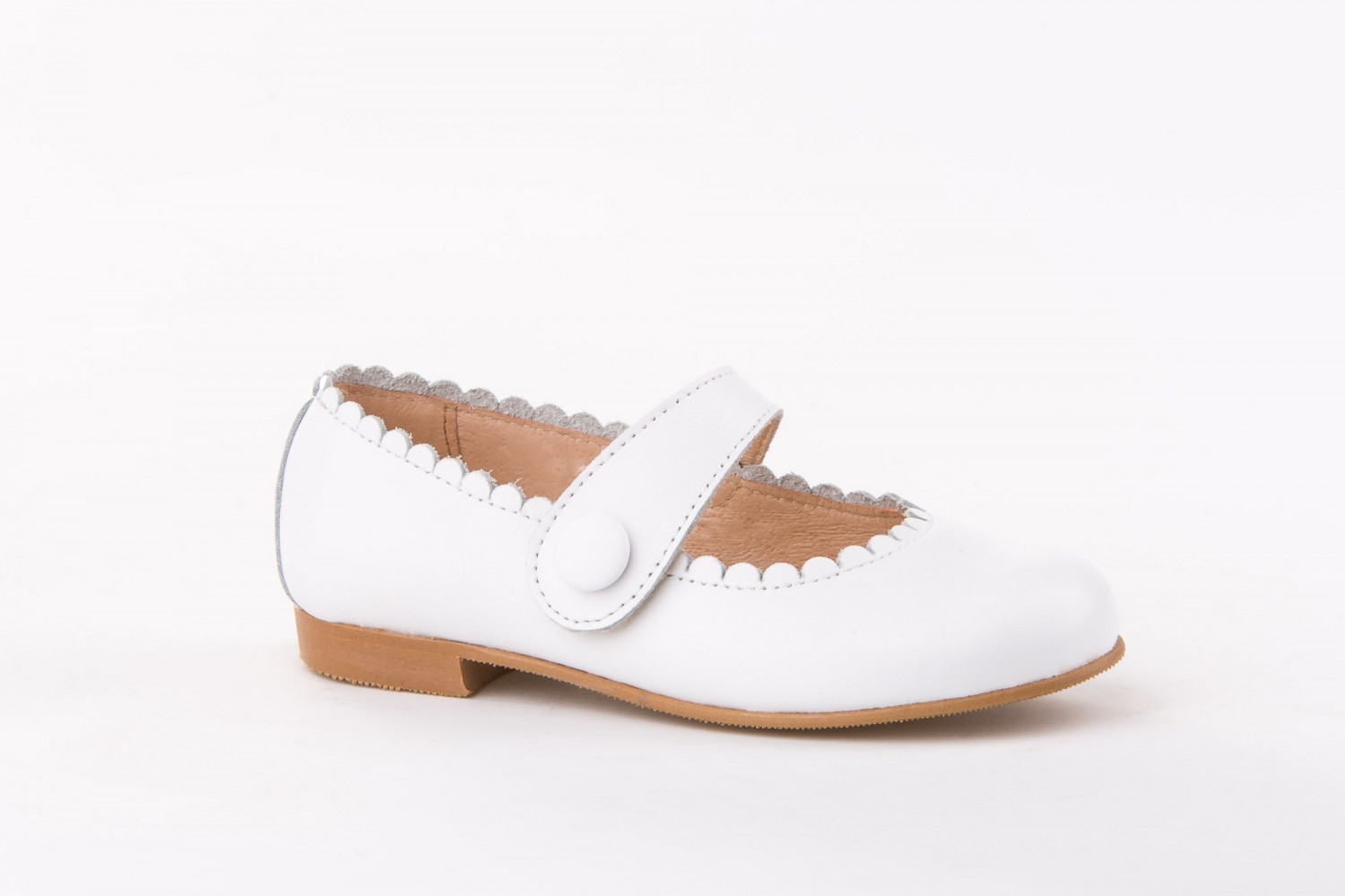 MERCEDITAS BLANCAS BOTÓN ANGELITOS