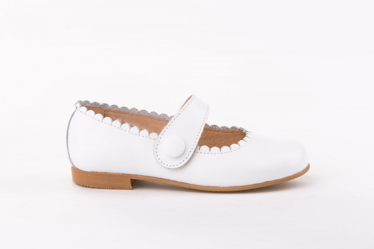 MERCEDITAS BLANCAS BOTÓN ANGELITOS