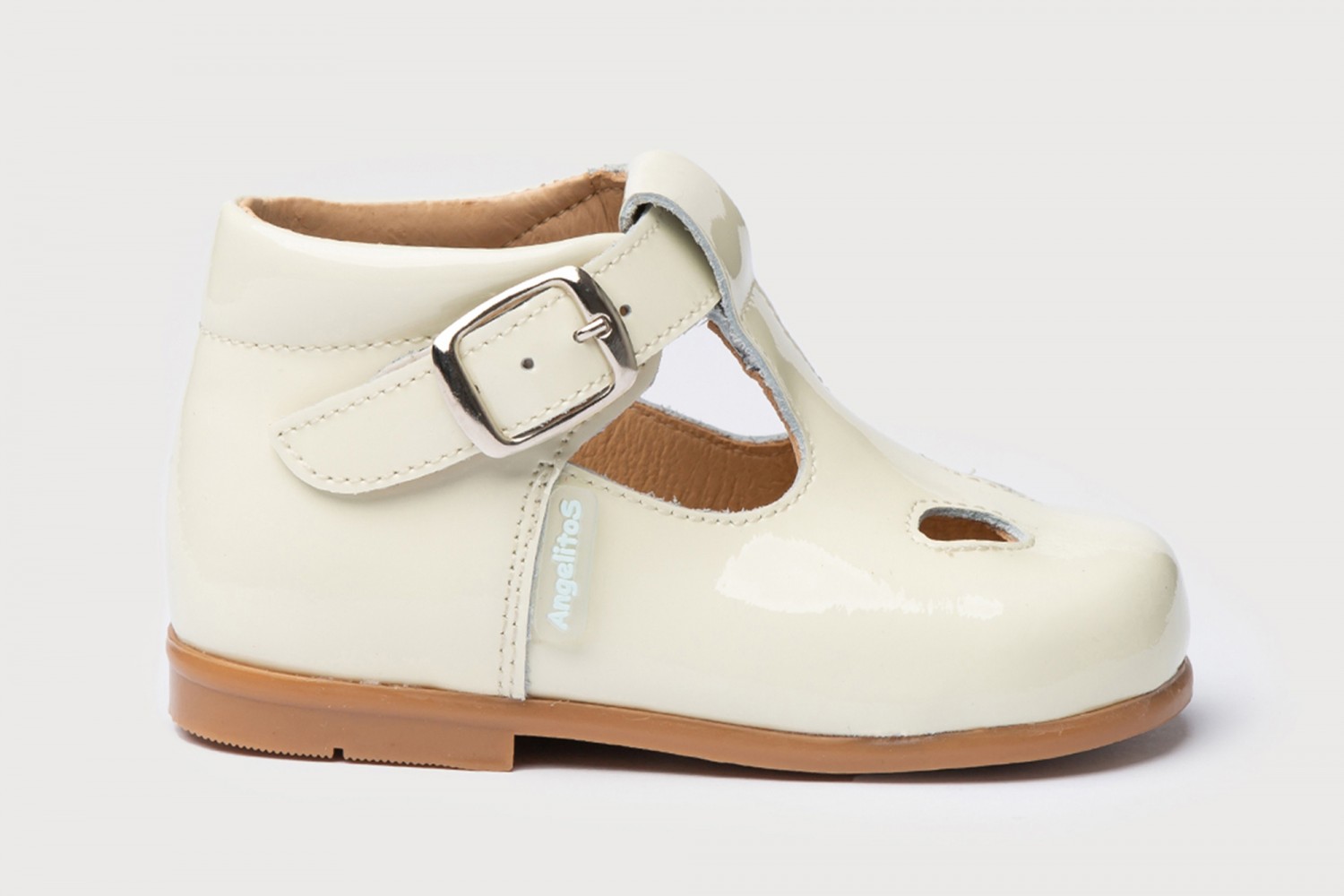 PEPITO CHAROL HEBILLA ANGELITOS BEIGE
