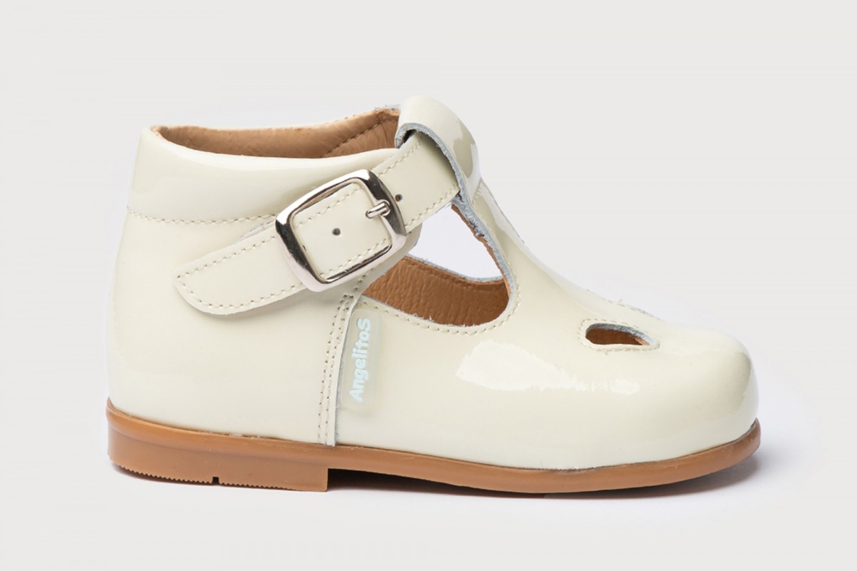 PEPITO CHAROL HEBILLA ANGELITOS BEIGE