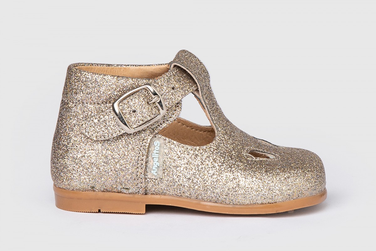 PEPITO HEBILLA MINI GLITTER ANGELITOS PLATINO