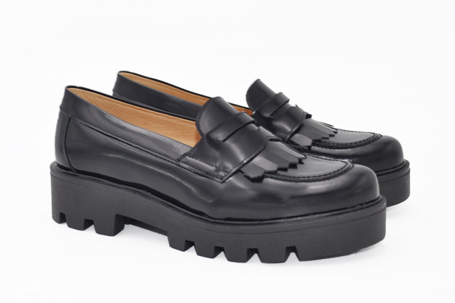 MOCASIN NEGRO ANTIFAZ FLECOS FLORENTIC EVA MAÑAS