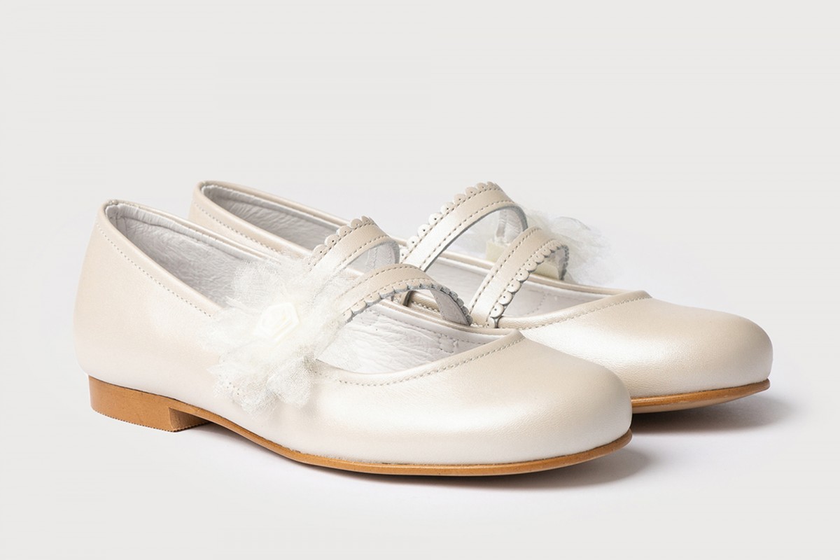 COMUNION DE NIÑA ANGELITOS BEIGE
