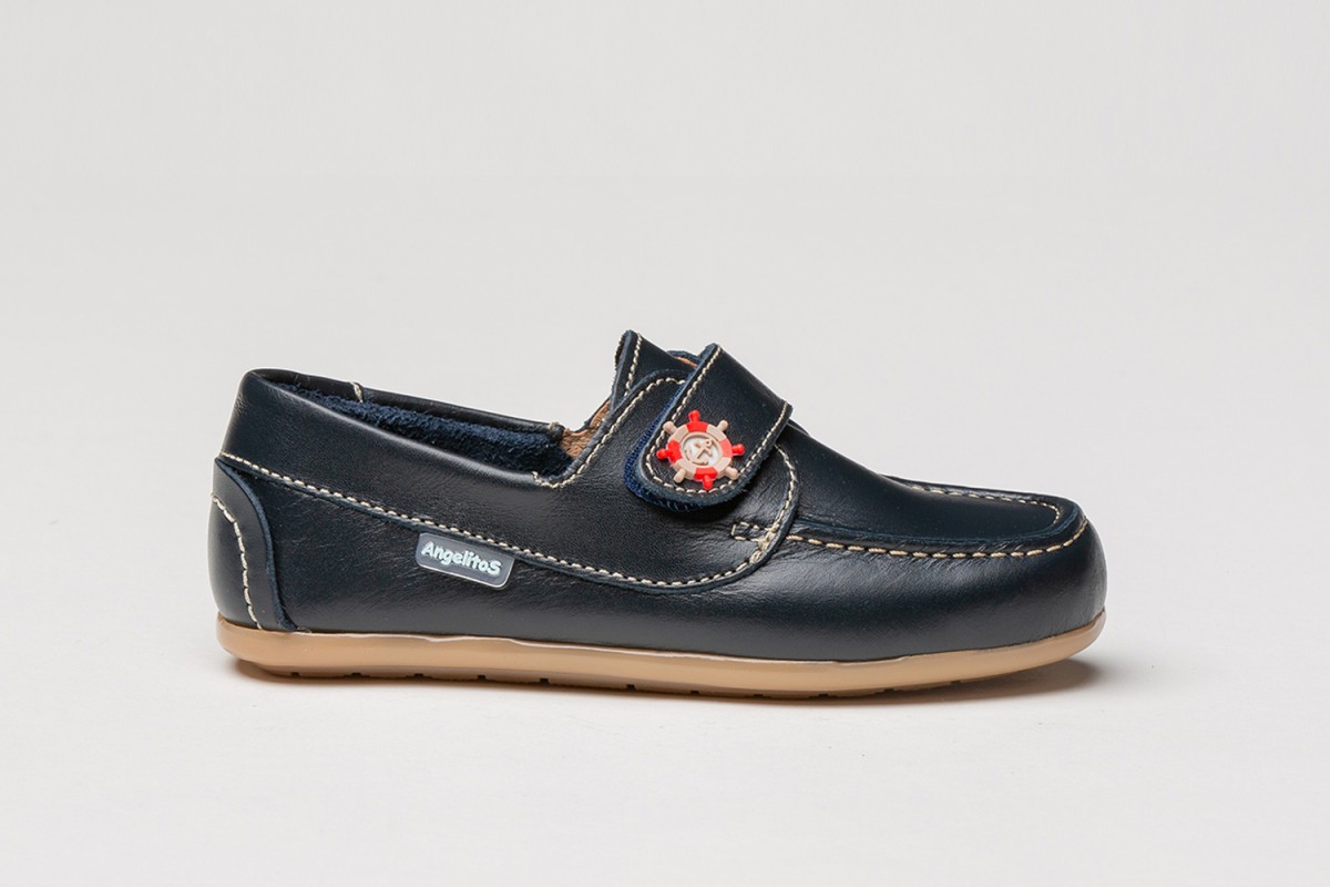 NAUTICO VELCRO ANGELITOS MARINO