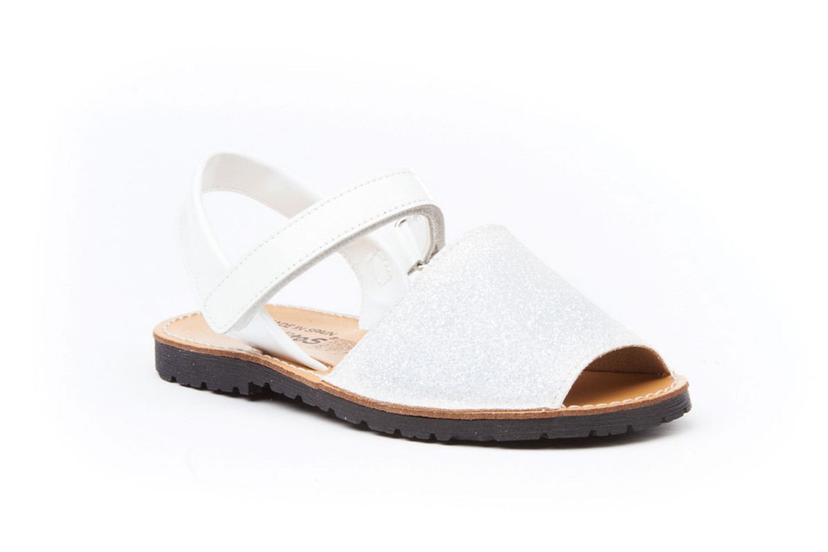 MENORQUINA VELCRO ANGELITOS BLANCO