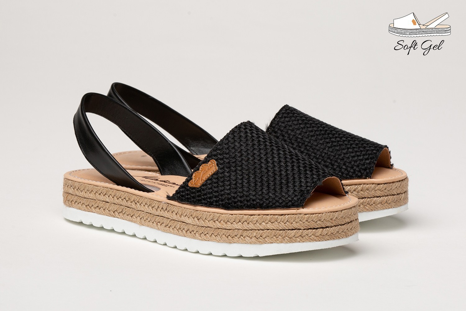 IBICENCA SACO EVA MAÑAS "GEL-MEMORY FOAM" NEGRO