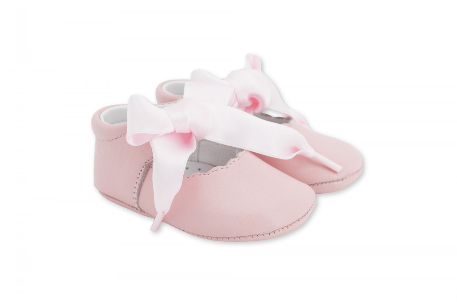 ANGELITOS MERCEDITA BEBÉ CON LAZO ROSA