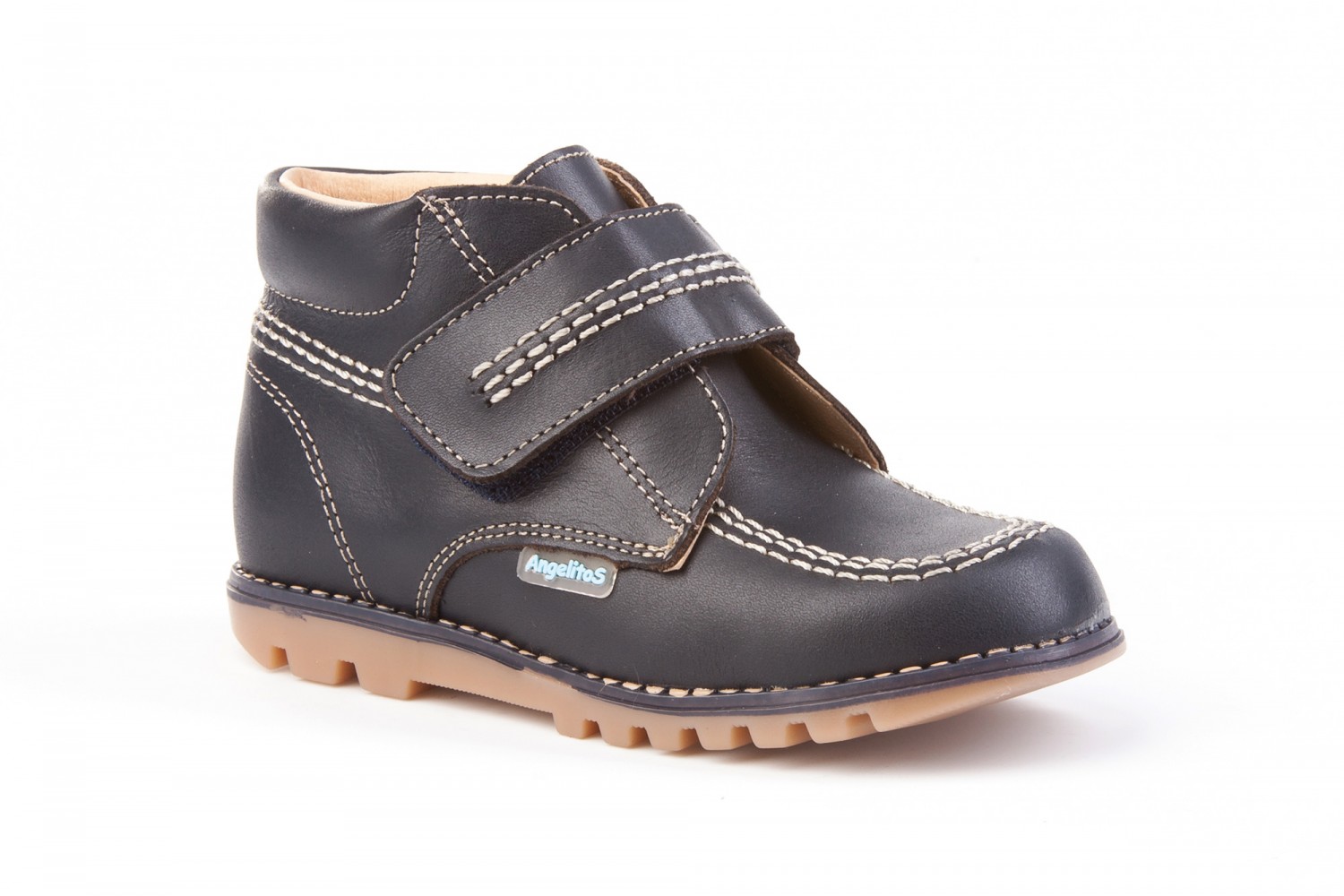 BOTA VELCRO ANGELITOS MARINO